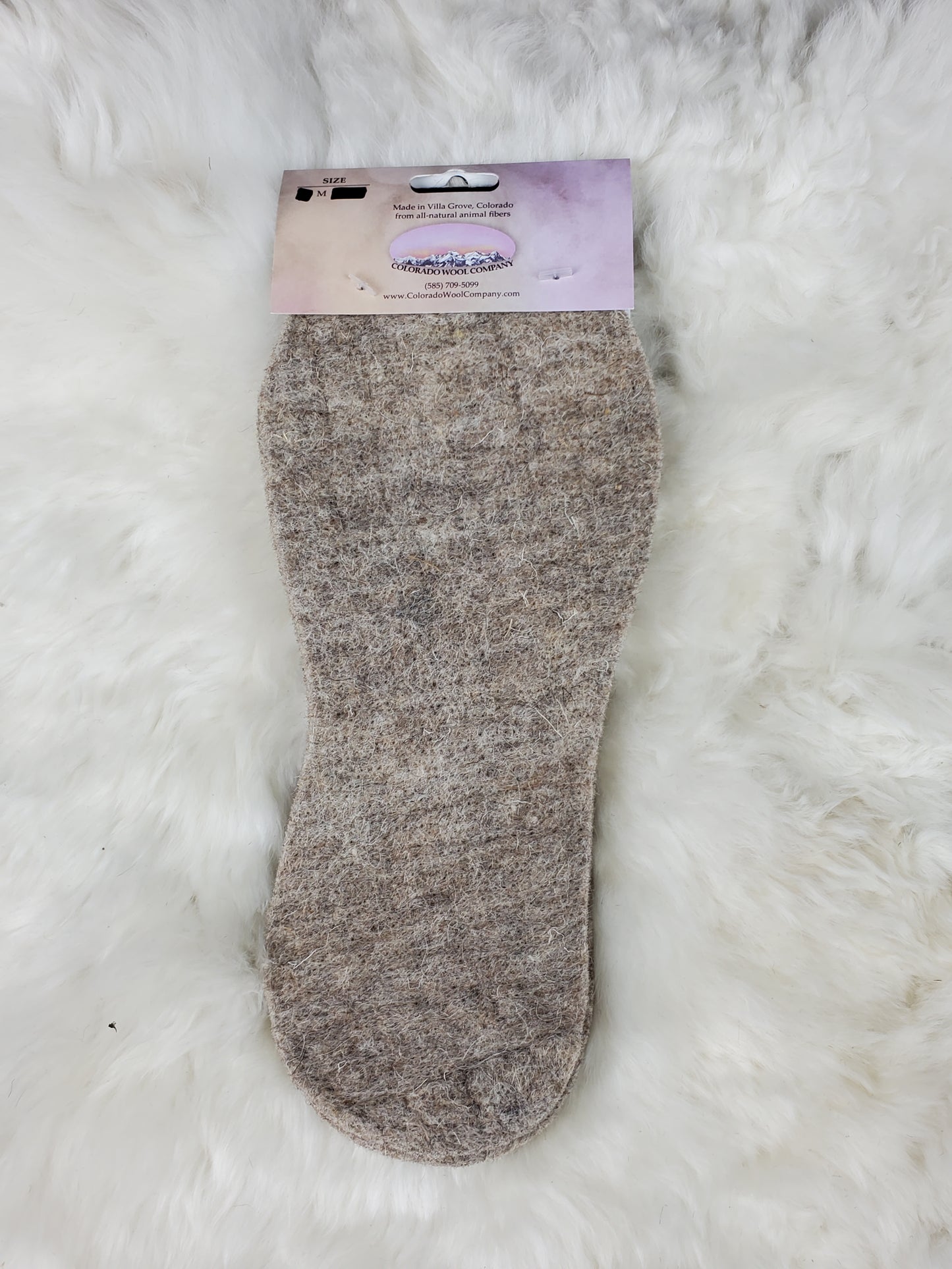 Men's Shoe/Boot Insoles, Alpaca Wool Fiber