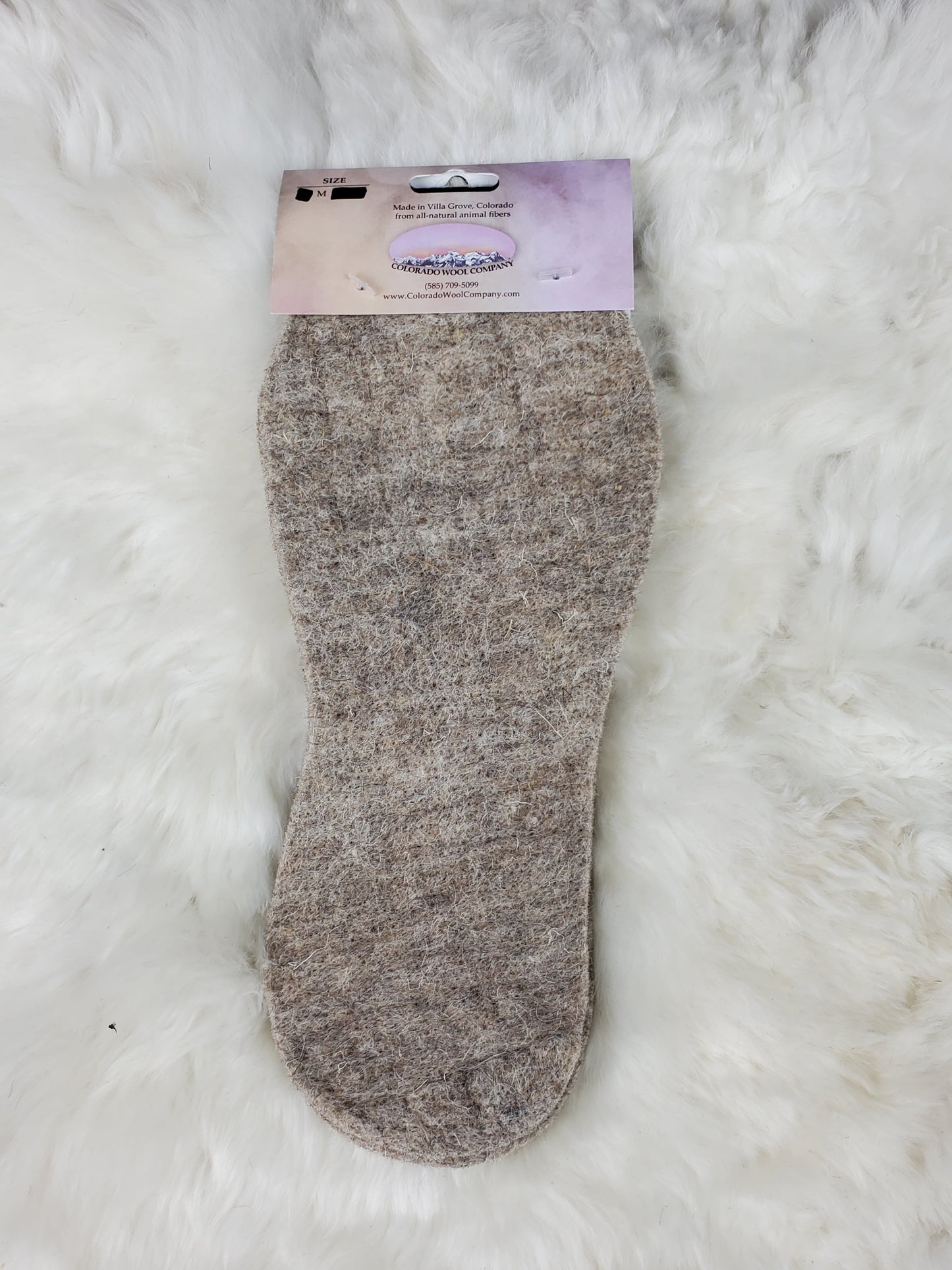Women's Shoe/Boot Insoles, Alpaca Wool Fiber