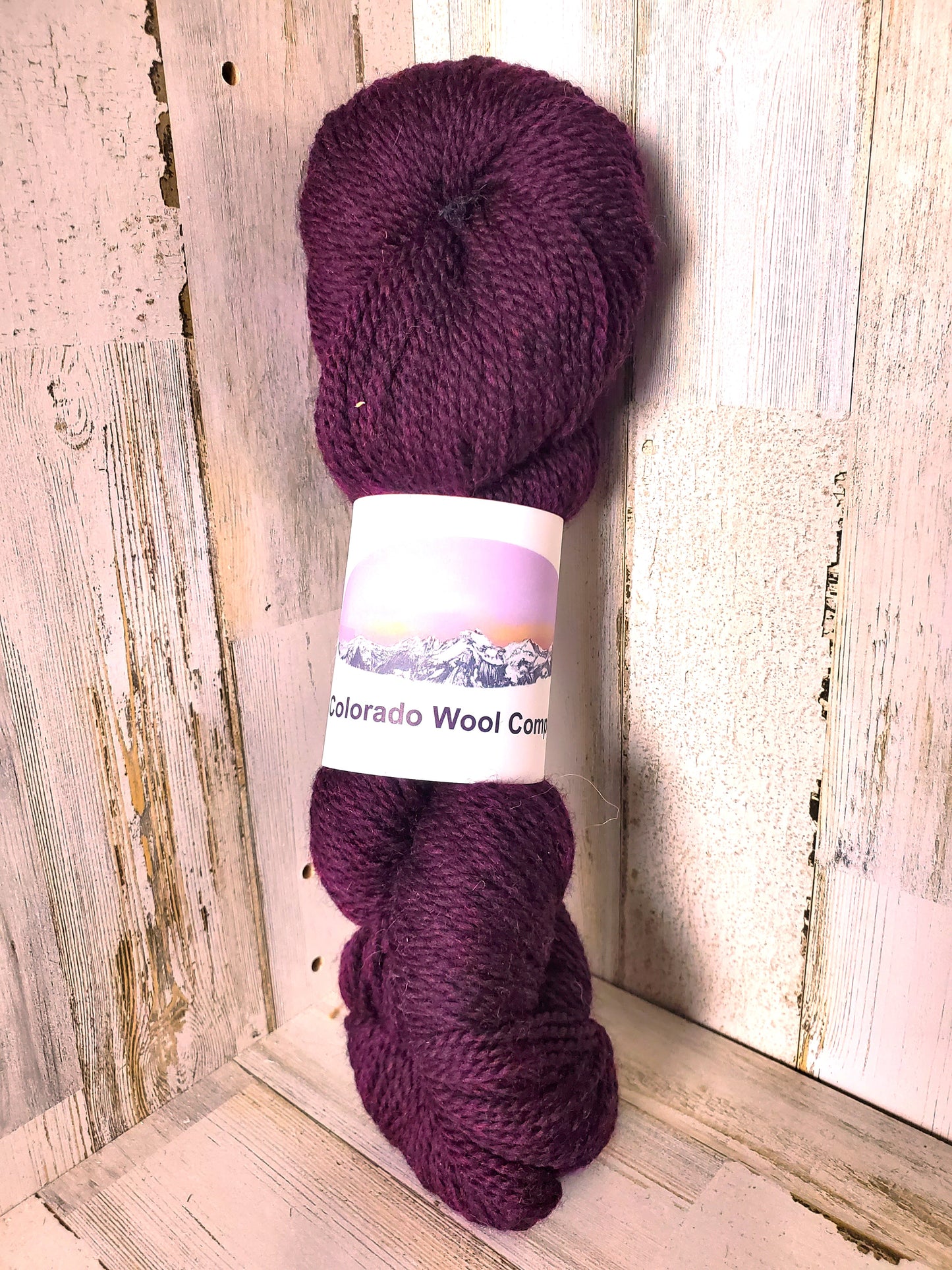 Light Worsted Heathered Yarn 100% Wool