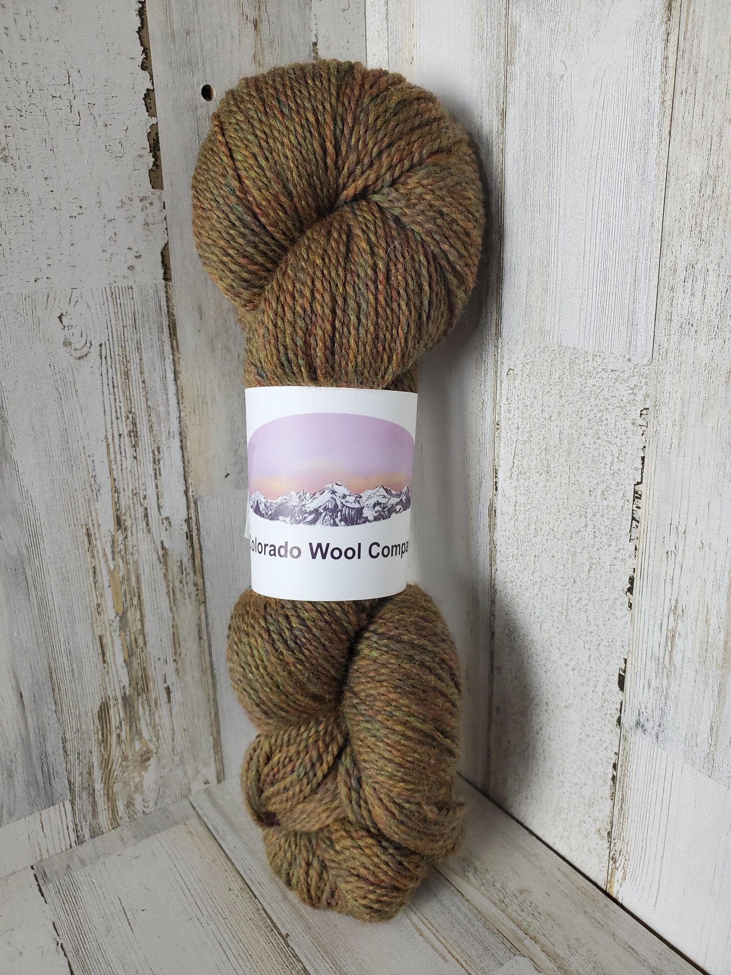 Light Worsted Heathered Yarn 100% Wool